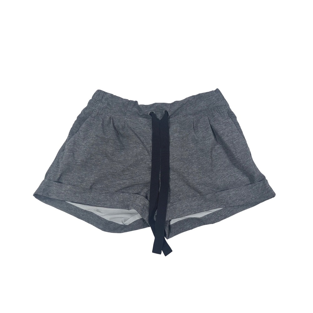 Lululemon Spring Break‎ Away Short Charcoal Grey Heathered Size 6 2.5"